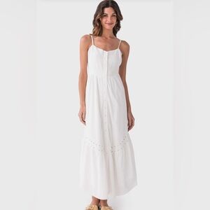 Z Supply Citadelle Maxi Dress in white